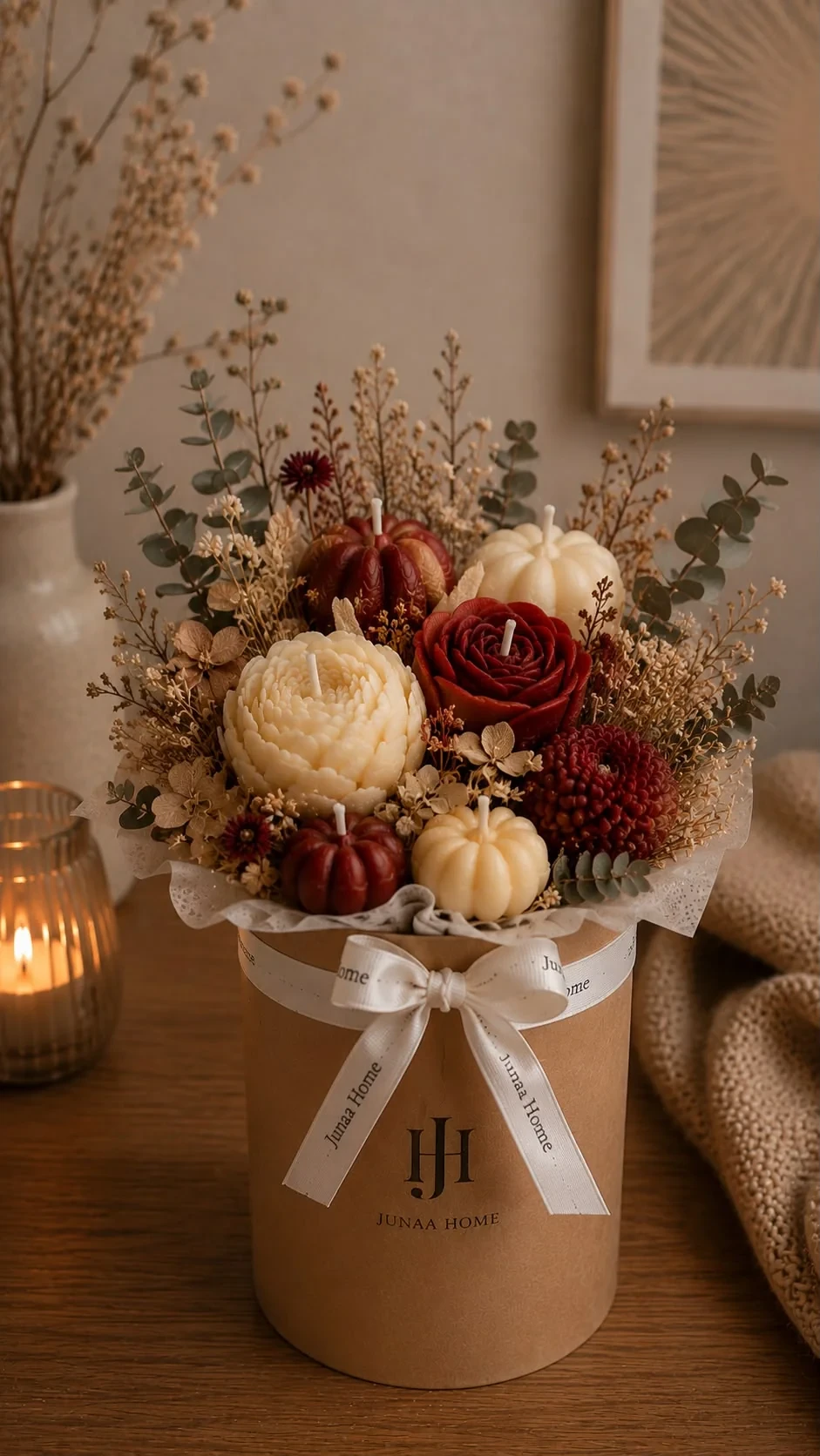 Autumn Candle Bouquet