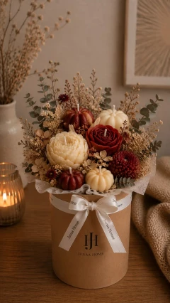 Autumn Candle Bouquet