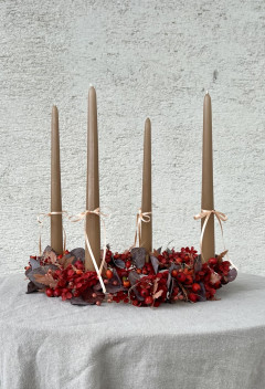 Adventskranz binden